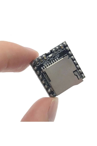 MP3-TF-16P Mini Mp3 Player Modülü Wav Ses Çalma Oynatıcı Micro Sd - Resim 7