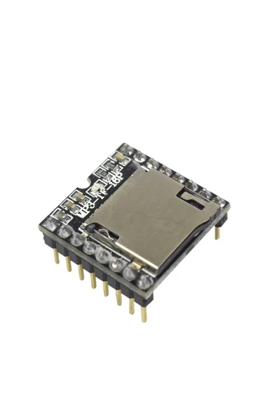 MP3-TF-16P Mini Mp3 Player Modülü Wav Ses Çalma Oynatıcı Micro Sd - Resim 3