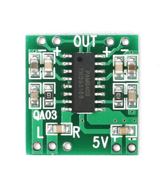 PAM8403 Mini 2x3w Stereo Ses Amfilikatörü D CLASS Amfi Yükseltici - Resim 4