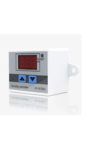 XH-W3005 AC 220V Dijital Nem Kontrol Cihazı 120W Güç Kuluçka Depo Oda Sera Havalandırma - 2