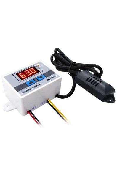 XH-W3005 AC 220V Dijital Nem Kontrol Cihazı 120W Güç Kuluçka Depo Oda Sera Havalandırma