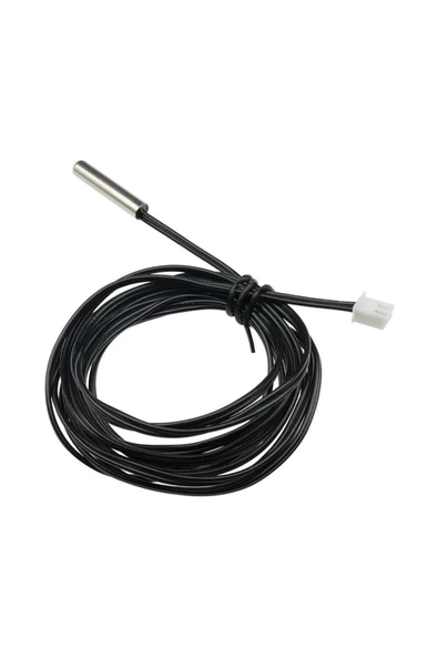 Kablolu Su Geçirmez 10K NTC Isı Sıcaklık Sensörü 100CM - Resim 8