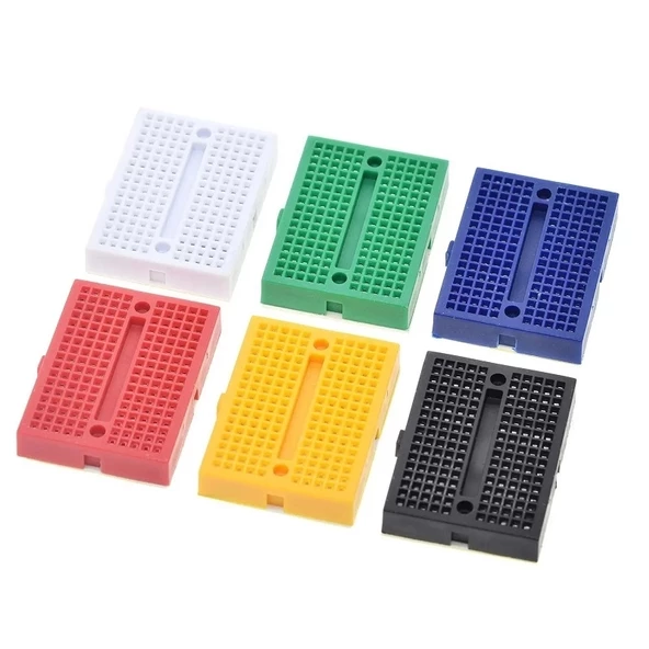 SYB-170 Ufak Boy Breadboard 6 Renkli 170 Pin ürün görseli