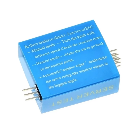 SERVO MOTOR TESTER (3 Kanal Dijital Multi Servo ESC test cihazı) - Resim 5