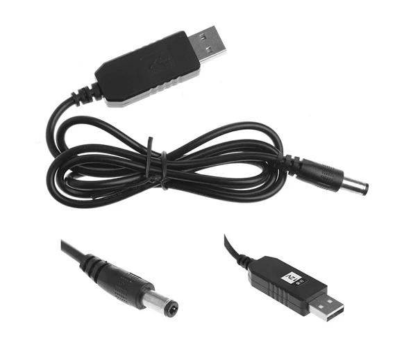 USB-Barrel Jack Voltaj Yükseltici (Giriş 5V, Çıkış 12V) - Resim 3