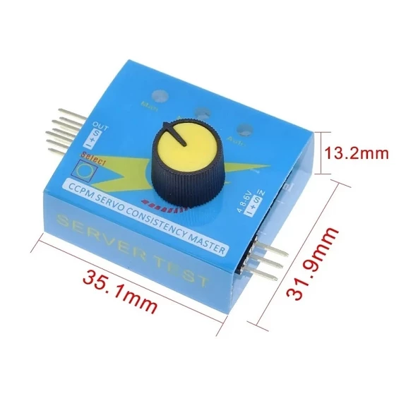 SERVO MOTOR TESTER (3 Kanal Dijital Multi Servo ESC test cihazı) - Resim 6