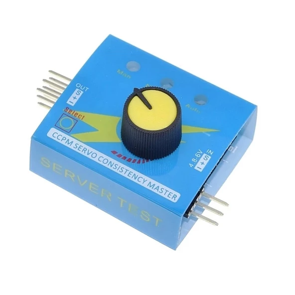SERVO MOTOR TESTER (3 Kanal Dijital Multi Servo ESC test cihazı)