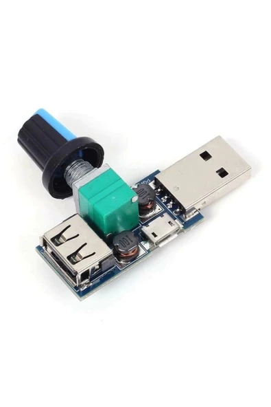 USB Fan Hız Kontrol Modülü - DC 5V-12V 5W
