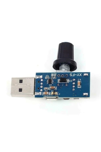 USB Fan Hız Kontrol Modülü - DC 5V-12V 5W - 4