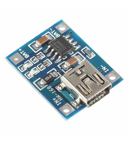 TP4056 Pil Şarj Modülü Mini USB Arduino Raspberry PIC