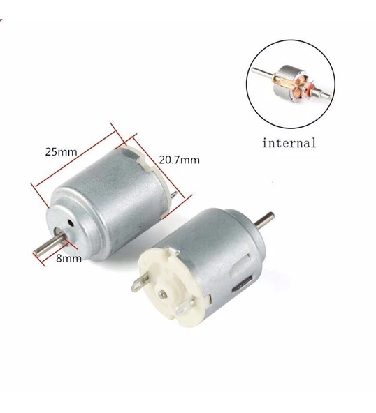 DC Motor 1.5 - 6 Volt Arduino R140 Mikro Motor - 4