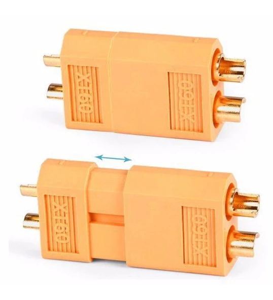 XT-60 Batarya Konnektör Dişi-Erkek Çift Plug 60A Li-Po - Resim 2