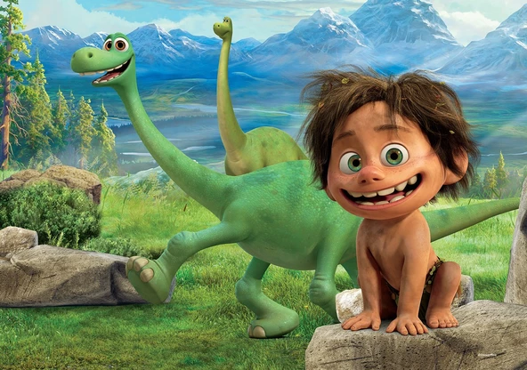 Disney Pixar Good Dinosaur (İyi Bir Dinazor) Lisanslı Kutulu Puzzle/Yapboz 50 Parça - 2