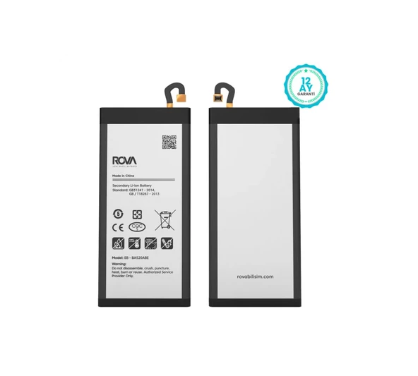 Rova Samsung SM-A520 A5 2017 Batarya Pil 3000mAh 1Yıl Garantili