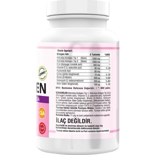 Ncs Type 1-3 Balık Collagen Cla Biotin 180 Tablet - 2