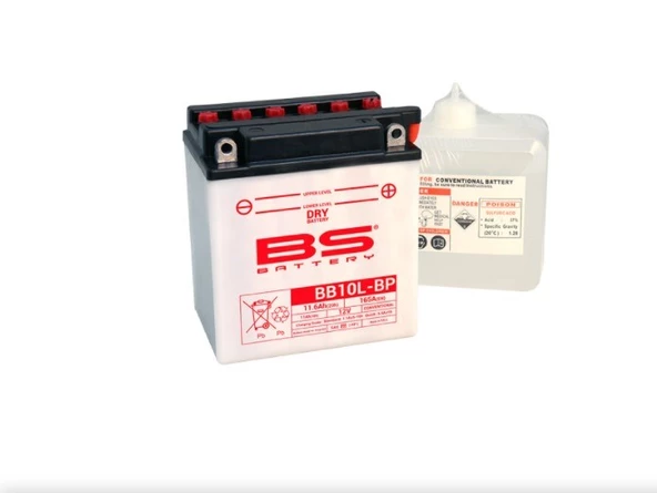 PİAGGİO LİBERTY 200 AKÜ  BS YB10L-B-P AKÜ 12 V 11 AH