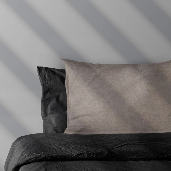 HAZAL 2 Adet Yastık Kılıfı-KAPAKLI-50x70 CM - 7