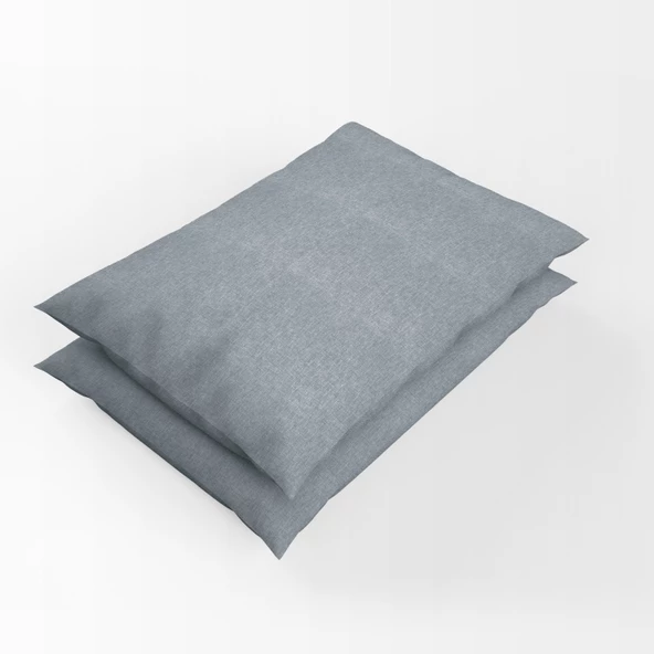 HAZAL 2 Adet Yastık Kılıfı-KAPAKLI-50x70 CM - 2