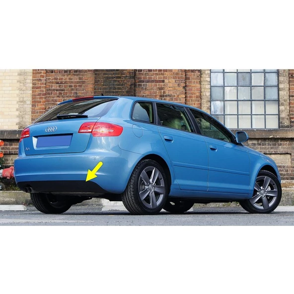 Audi A3 Sportback 2009-2012 Arka Tampon Çeki Demiri Kapağı 8P0807441A
