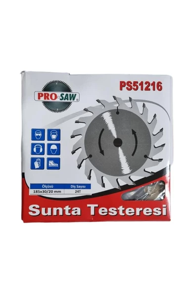 Pro-Saw 51216 Sunta Kesme Testeresi 185mm 24T3020 - 2