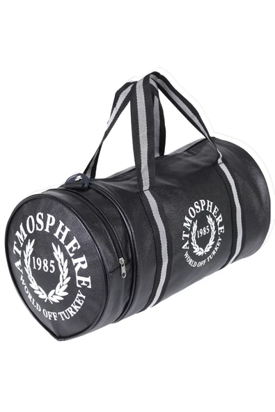 Atmospher Unisex Suni Deri Spor Çanta, Seyahat Çantası - 5