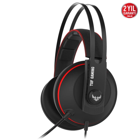 Asus Tuf Gamıng H7 Core Kırmızı Mikrofonlu Oyuncu Kulaklığı - 6