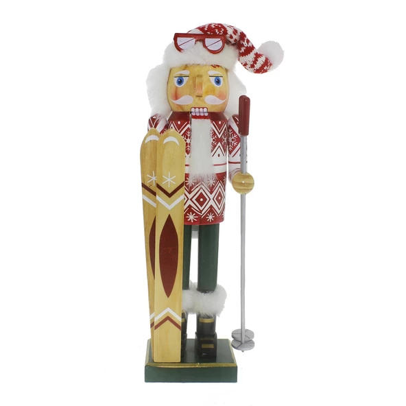 38cm Kayaklı Kurşun Asker Yılbaşı ürün görseli 1