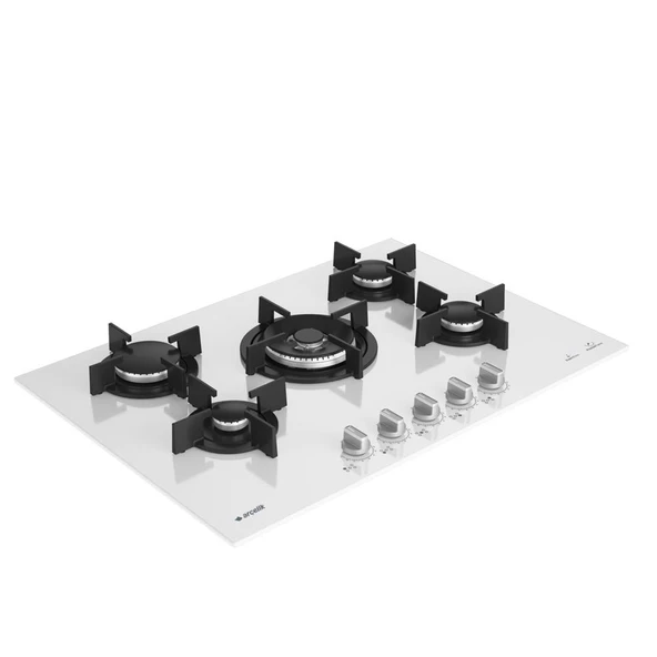 Arçelik Ocd T 752-1 Dwkb Wok Gözlü Beyaz Cam Ankastre Ocak - 2
