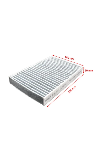 Renault Kangoo, Kangoo Express 1997-2008 Karbonlu Polen Filtresi - Resim 2