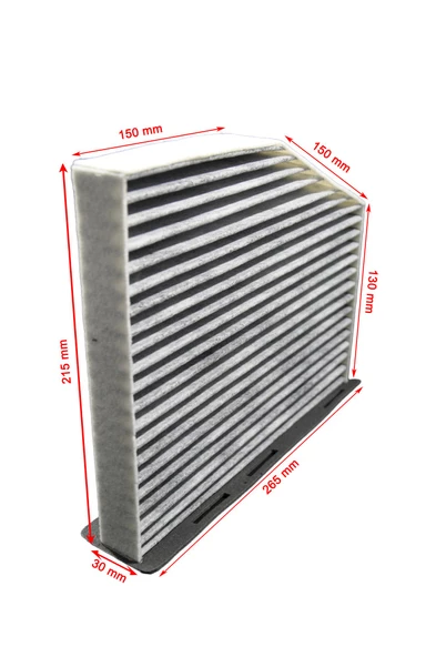 Audi A3 2003-2012 Karbonlu Polen Filtresi - Resim 2