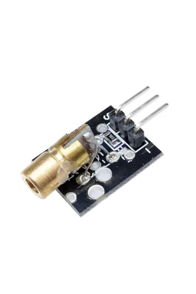 Lazer Sensör Modülü KY-008 Arduino - 650nm 5V 5mW