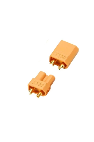 XT-30 Konnektör XT30 Dişi + Erkek Çift Batarya Konnektörü.. - Resim 8