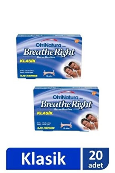 Breathe Right Burun Bandı Normal Boy - Yeni-2 li Paket