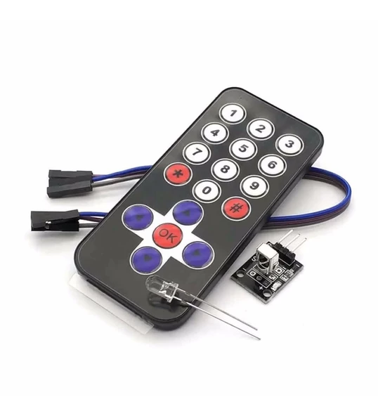 Arduino Kızılötesi IR Alıcı Verici Kumanda Seti Kumanda Kiti - 2