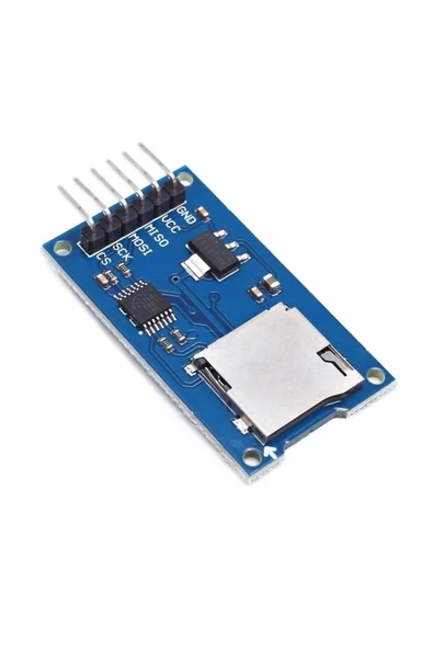 Arduino Mikro SD Kart Okuyucu Modülü Micro SD Card Module - Resim 2