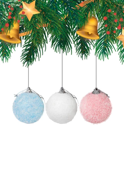 Yılbaşı Çam Ağacı Süsü Asorti Top 6 cm 6'lı - Resim 2