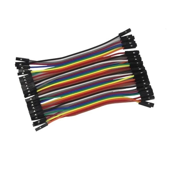 10cm 40 Pin Dişi Dişi Dupont Kablo Breadboard Jumper - Resim 2