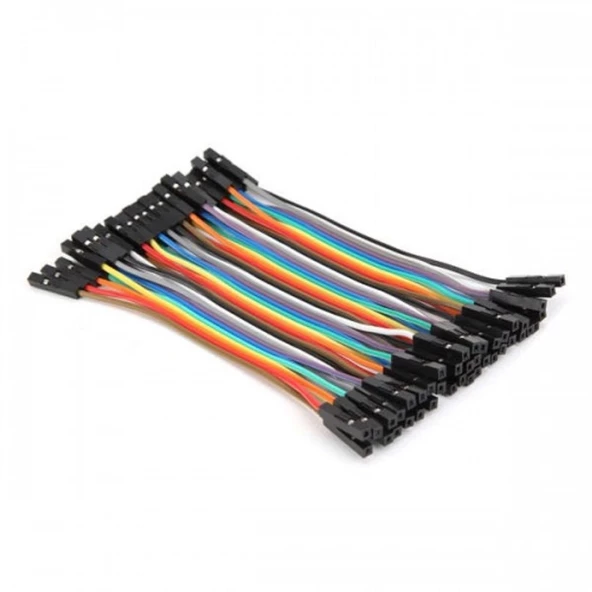 10cm 40 Pin Dişi Dişi Dupont Kablo Breadboard Jumper - Resim 5