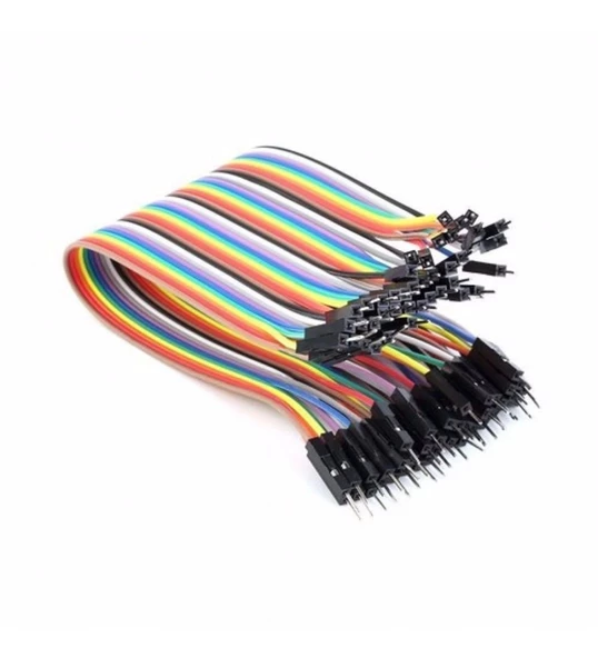 20cm 40 Pin Erkek Erkek Dupont Kablo Breadboard Jumper - 2