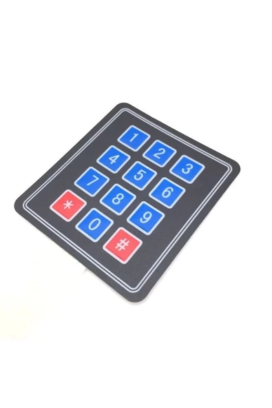 3X4 Membran Tuş Takımı - Keypad - 6