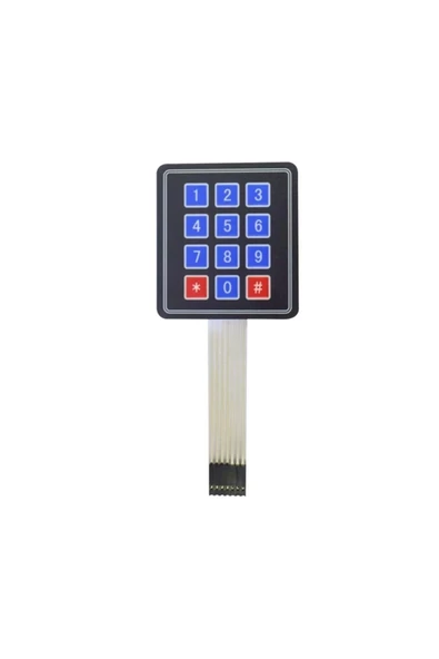 3X4 Membran Tuş Takımı - Keypad