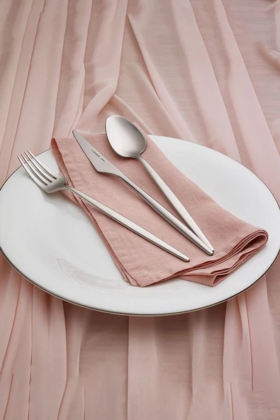 Moongate 84 Parça 12 Kişilik 316 Çelik Premium Çatal Kaşık - 2