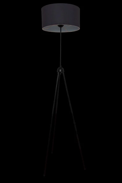 D-light Silindir Başlıklı Antrasit Metal Lambader - 3
