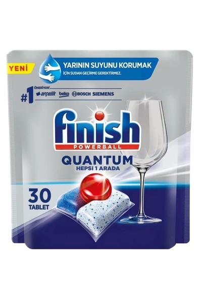 Finish Quantum Bulaşık Makinesi Tableti 30'lu