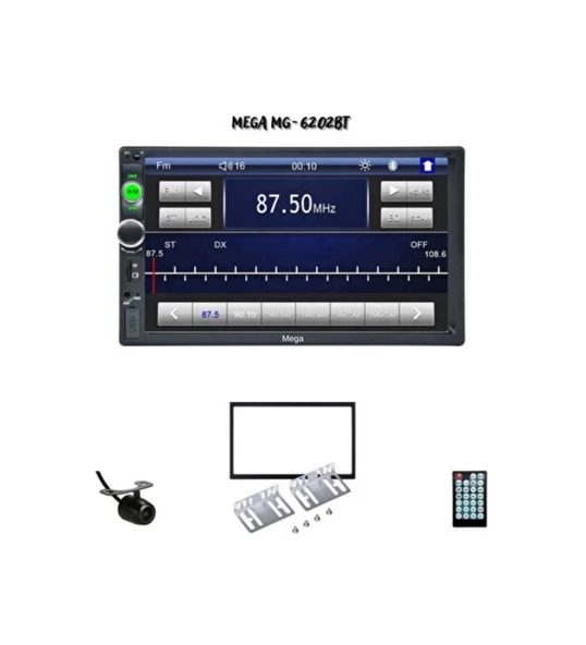 CAMERON DOUBLE TEYP 7İNCH GERİ GÖRÜŞ KAMERALI FULL SET BT+USB+CARD+MP5 4.60 SES ÇIKIŞI - 2