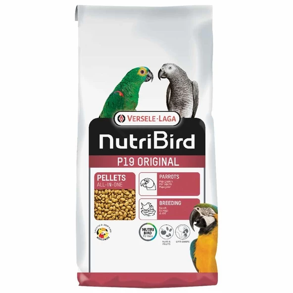 Versele Laga Nutribird P19 Original (Renksiz) 10kg Kapalı Ambalaj