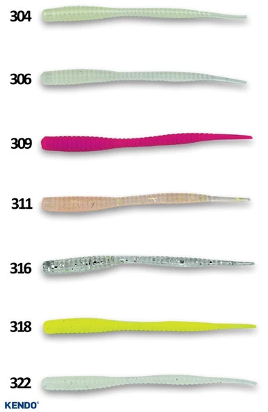 Kendo Mebaru&Aji Worm 5.1cm LRF Silikon Solucan Yem 12ad - 2