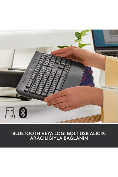 LOGITECH K650 SIGNATURE KABLOSUZ KLAVYE GRAFIT 920-010919