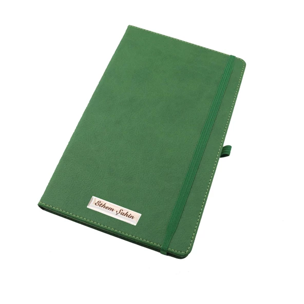 İsme Özel Defter Lastikli Termo Deri Yılbaşı Hediyesi - 11