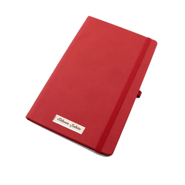 İsme Özel Defter Lastikli Termo Deri Yılbaşı Hediyesi - 5